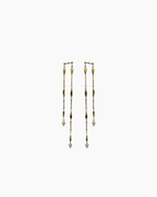 Pendientes Double Pearl Chain (Par)