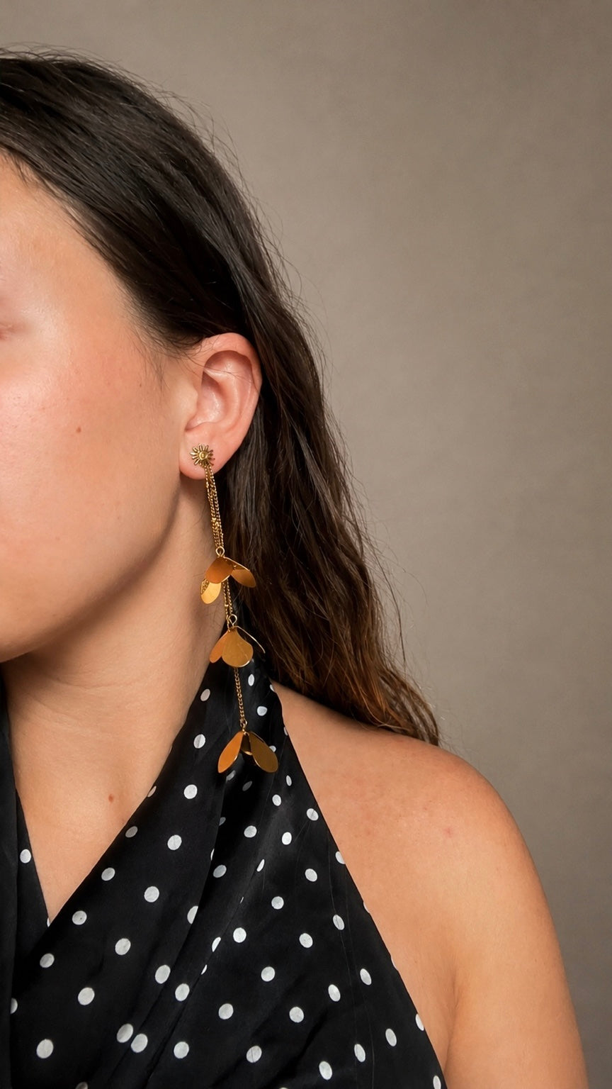 Pendientes Desmontables Flores